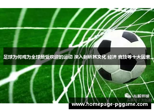 足球为何成为全球最受欢迎的运动 深入剖析其文化 经济 竞技等十大因素